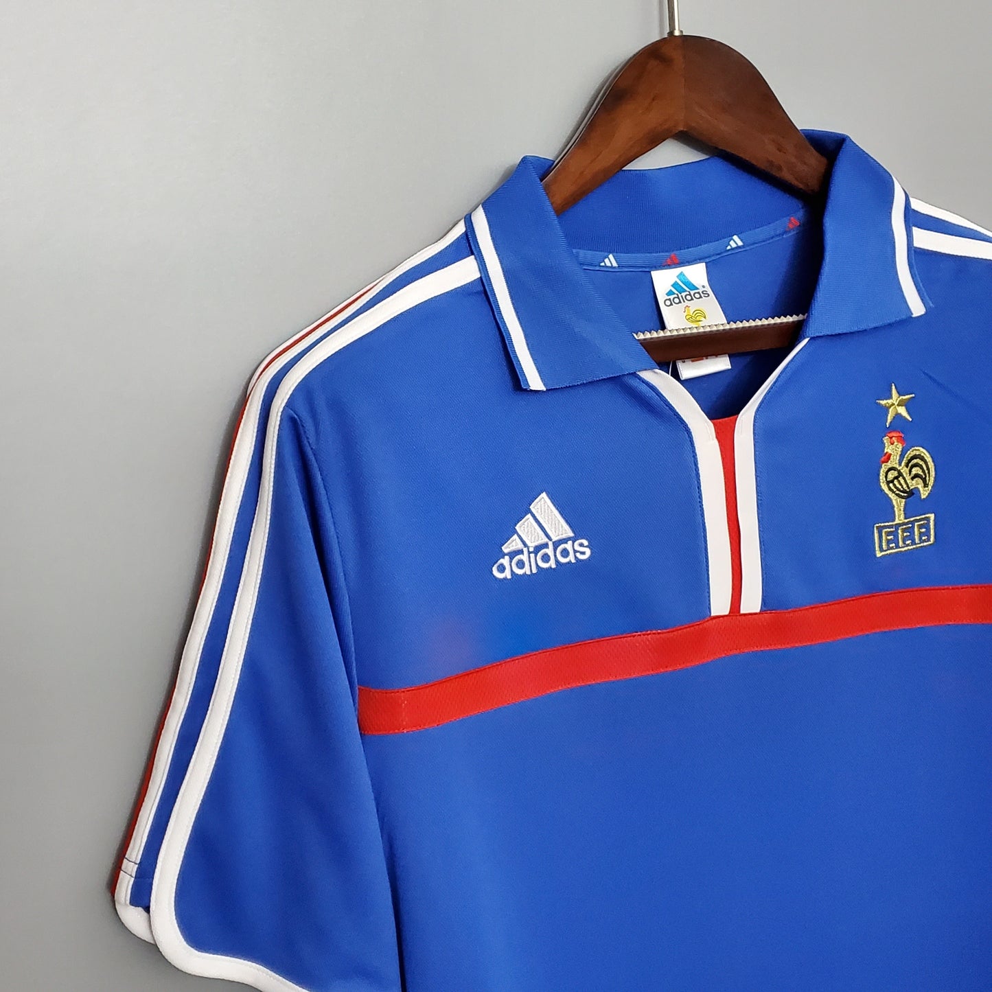 France 2000 Home Retro Jersey – Euro 2000 Winners Adidas Blue One Star Kit | Zidane Era Les Bleus