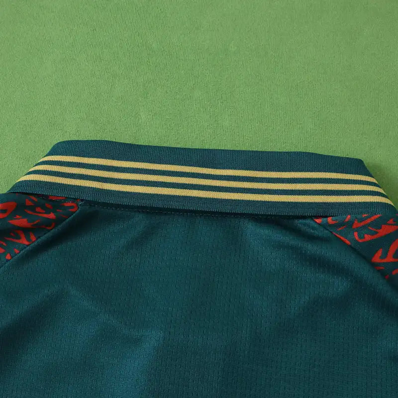 Mexico México de Oro Concept Fan Version Jersey 2025/26 – Dark Green Red Gold Eagle Wing Adidas Polo Shirt