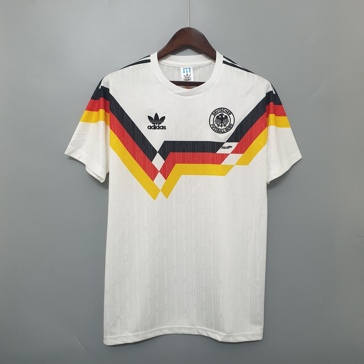 West Germany 1990 World Cup Home Retro Soccer Jersey – Adidas DFB Matthaus Klinsmann Voller Brehme Kit