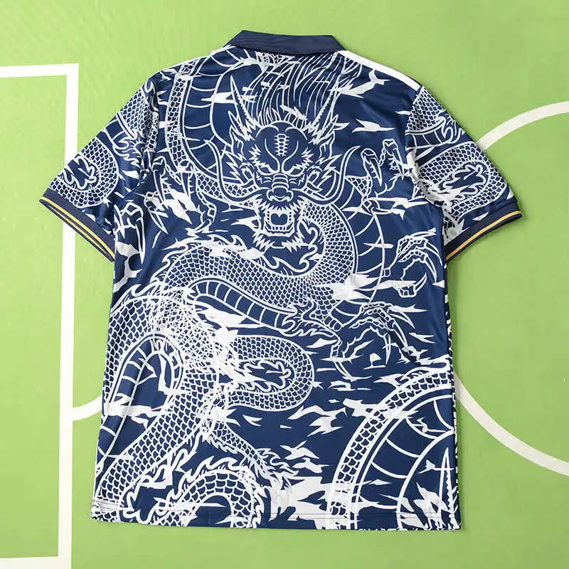 Real Madrid 2023/24 Chinese Dragon Jersey – Navy Blue White Adidas Fan Version