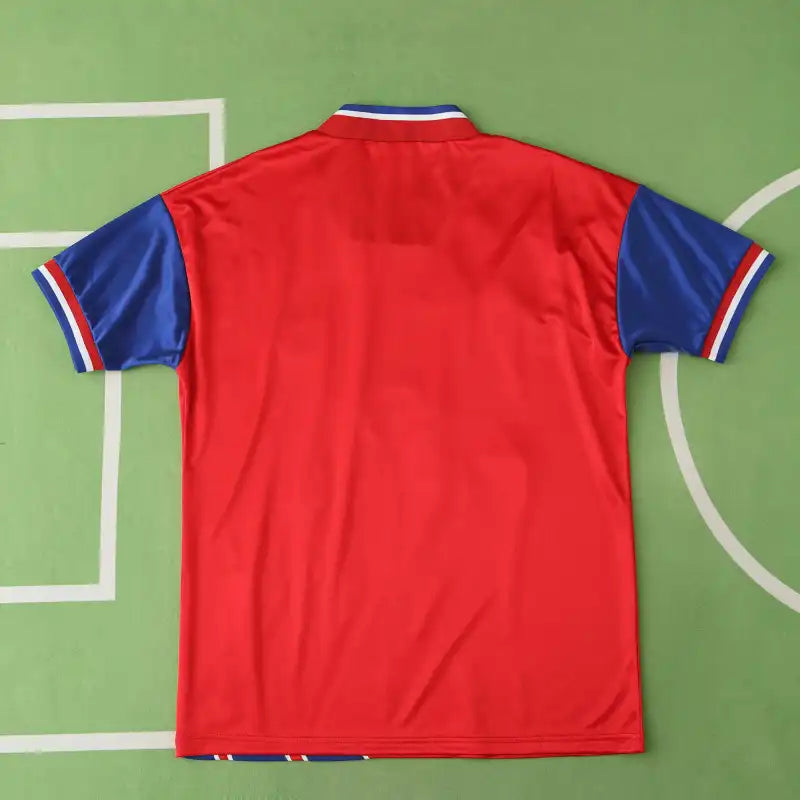 FC Bayern München Home Retro Jersey 93/95 – Red & Blue Opel Classic Fan Kit