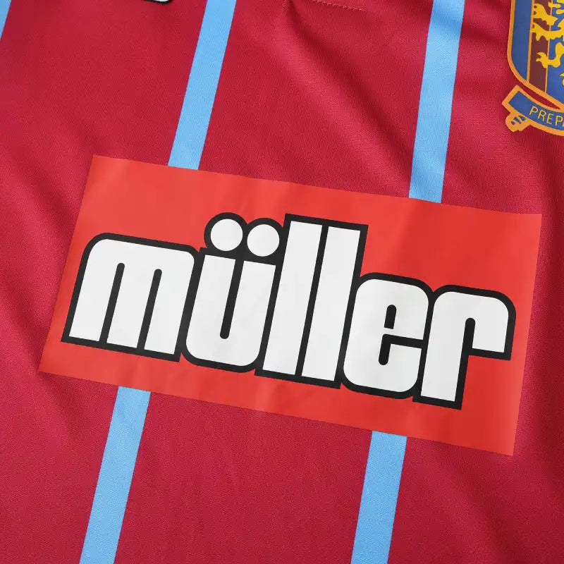 Aston Villa Home Retro Jersey 1993-95 | Fan Version Classic Football Shirt
