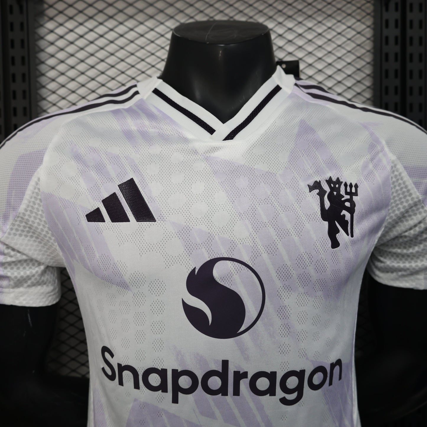 2025-26 Manchester United Away Player Edition Jersey - White