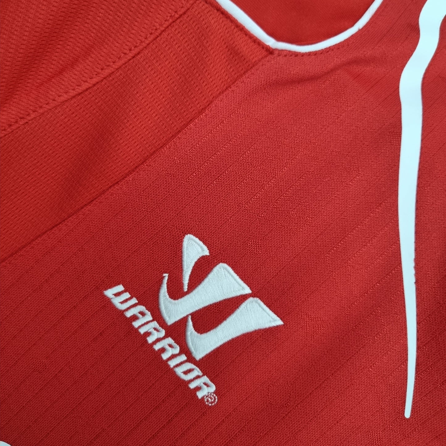 Liverpool 2014-15 Home Jersey – Red Warrior Standard Chartered Fan Version Premier League Football Shirt