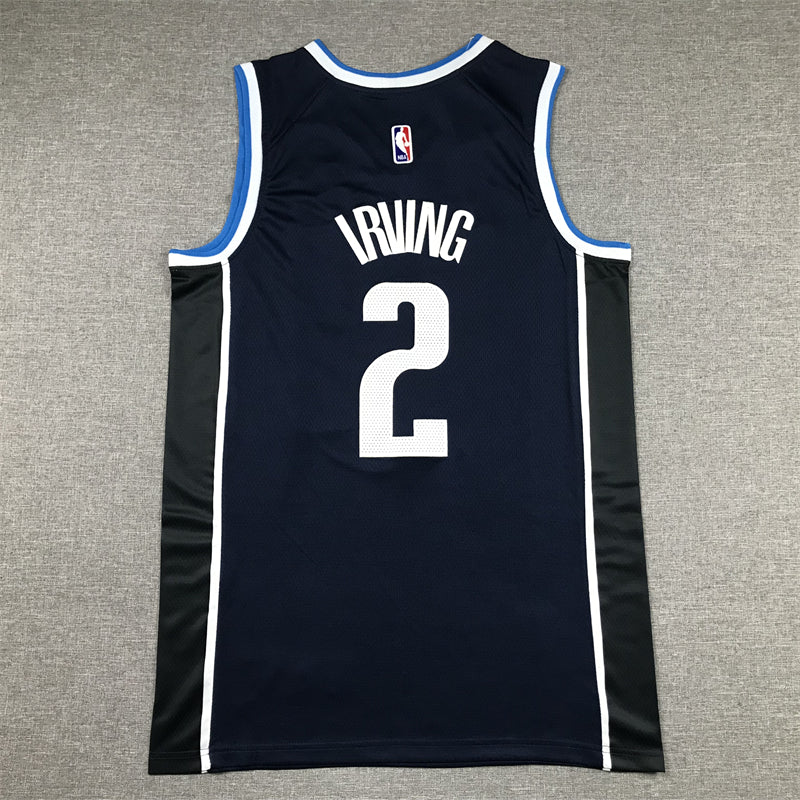 Men's Dallas Mavericks Kyrie Irving #2 Navy 2022/23 Statement Edition Swingman Jerseys