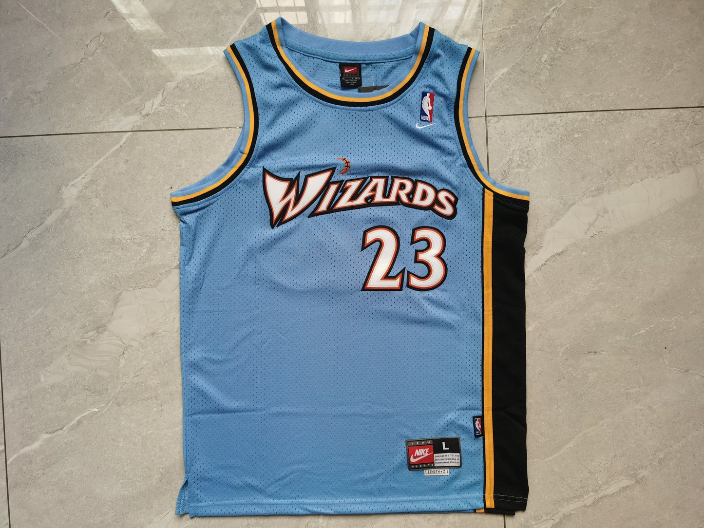 Michael Jordan #23 Washington Wizards Nike Light Blue 2001-03 Swingman Player Jersey