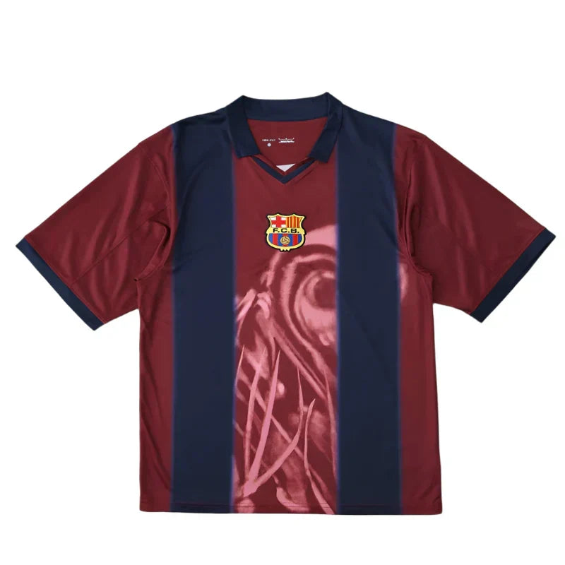 FC Barcelona x Skeleton Retro Home Jersey 2000/01 – Fan Version