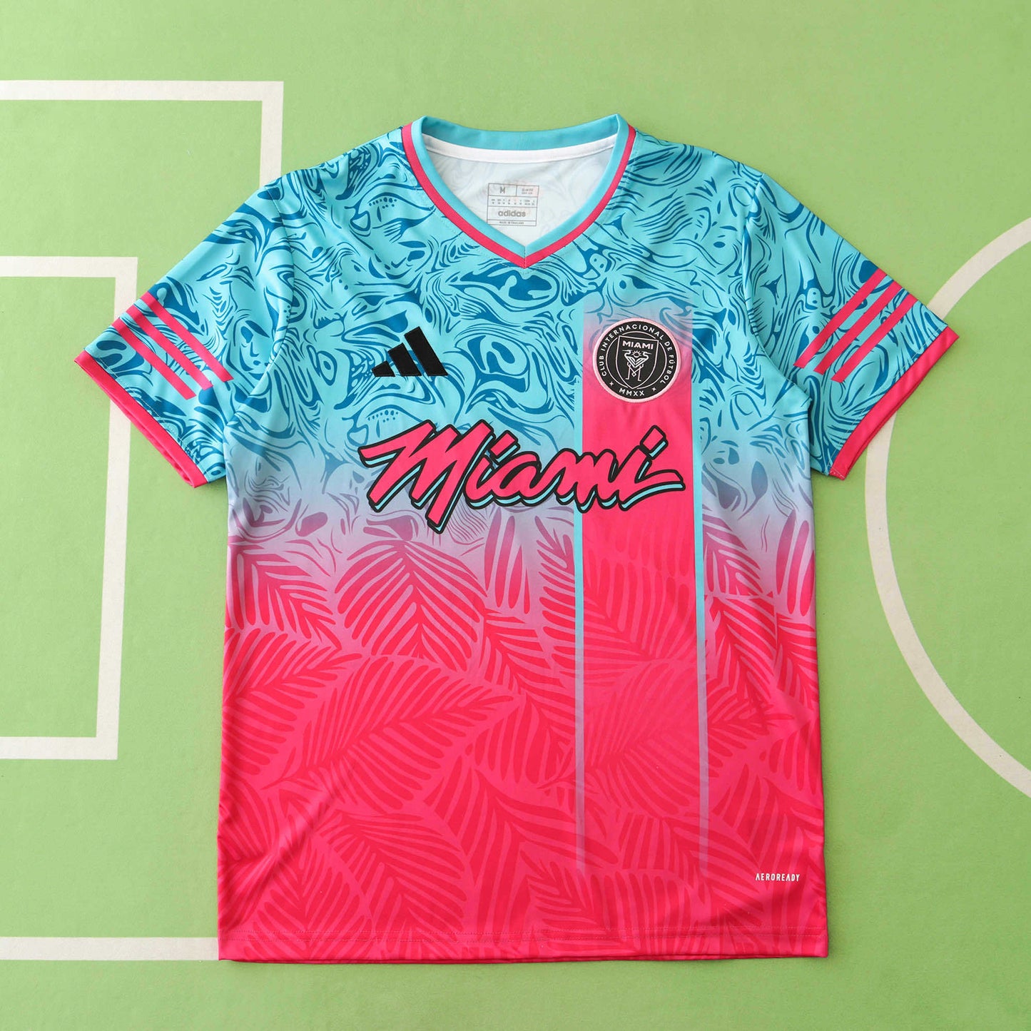 Inter Miami CF Pink Tropical Concept Edition Fan Version Jersey 2024/25 – Blue to Pink Gradient Football Shirt