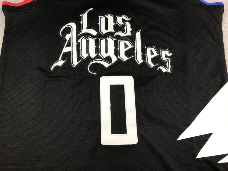 Men's LA Clippers Russell Westbrook Jordan Brand Black 2022/23 Statement Edition Swingman Jerseys