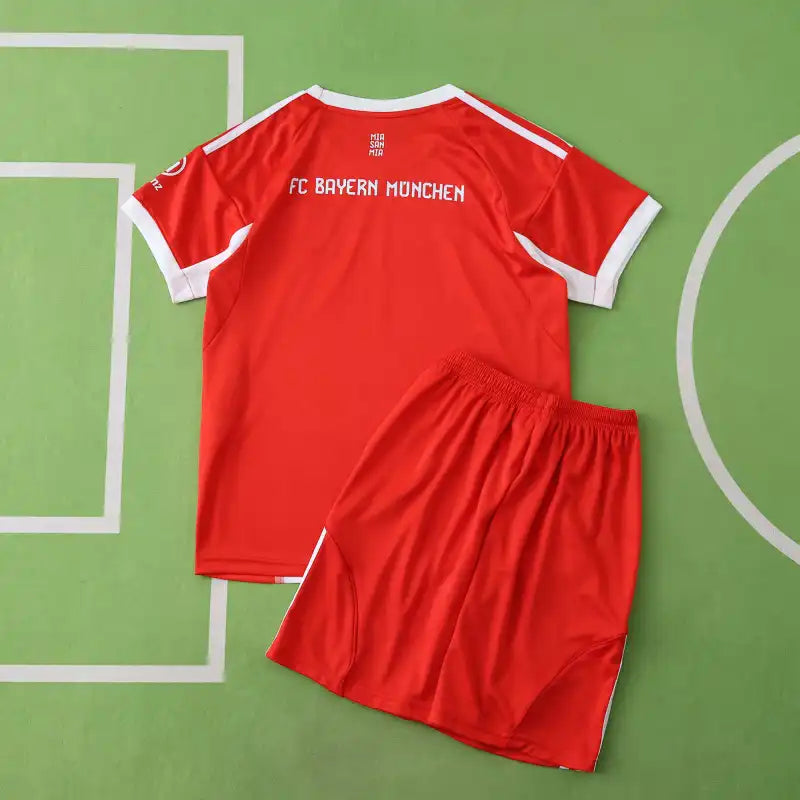 FC Bayern München Home Kids Kit 2025/26 – Official Style Children Football Set