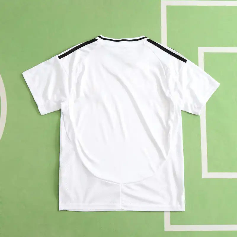 Real Madrid CF Home Kids Kit 2024/25 – White Football Jersey & Shorts Set for Children