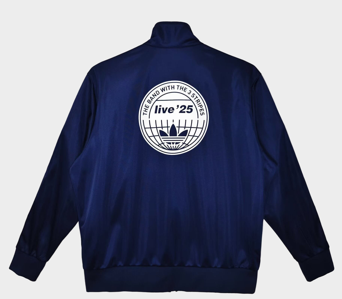 Oasis x Adidas Live '25 Track Jacket – Navy | Three-Stripe Zip-Up Top