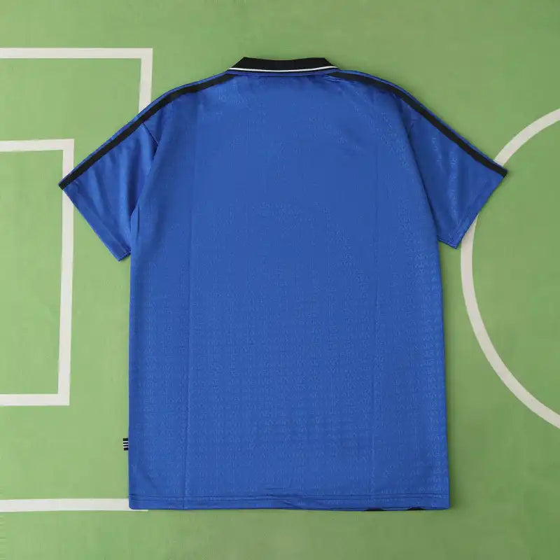 Argentina National Team Training Fan Version Jersey 2024/25 – Royal Blue Polo Collar Football Shirt
