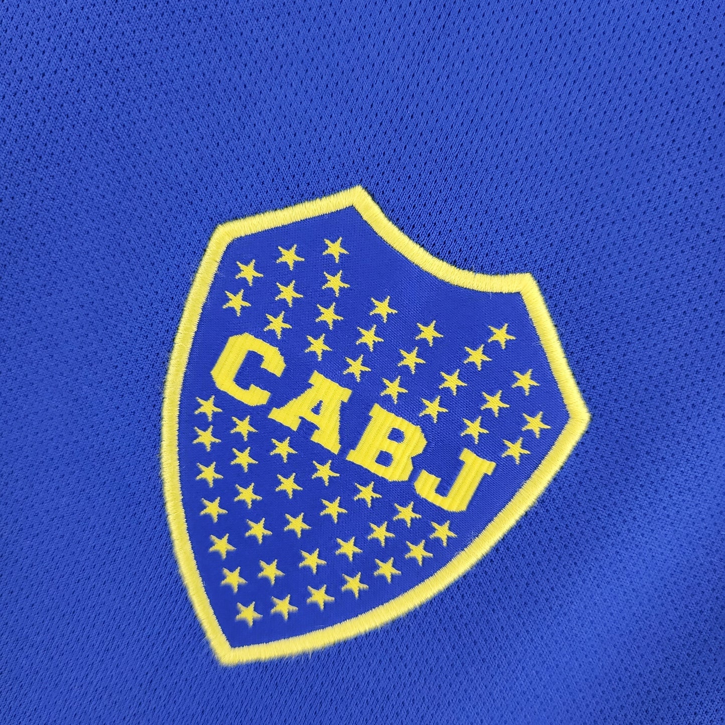 Boca Juniors 2010-11 Home Retro Jersey – Royal Blue Yellow Band LG Nike CABJ Riquelme Gary Medel Fan Version Football Shirt