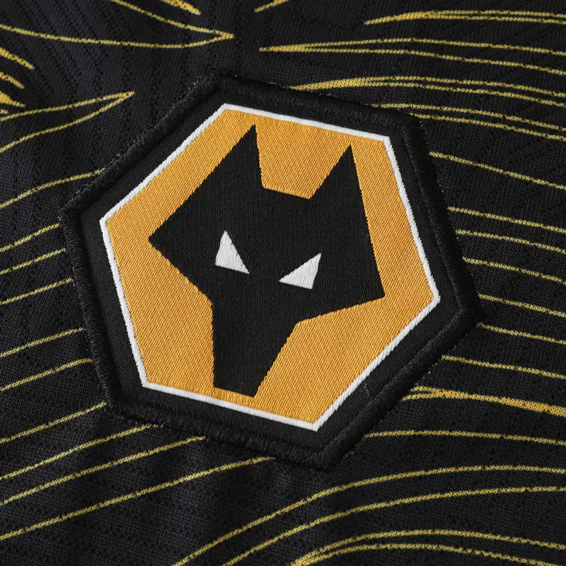 Wolverhampton Wanderers Away Fan Version 2024/25 – Black & Gold Premier League Football Jersey | Wolves SUDU Kit