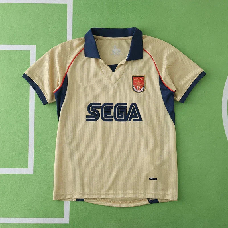 Arsenal FC Away Retro Kids Jersey – 2001/02 Season