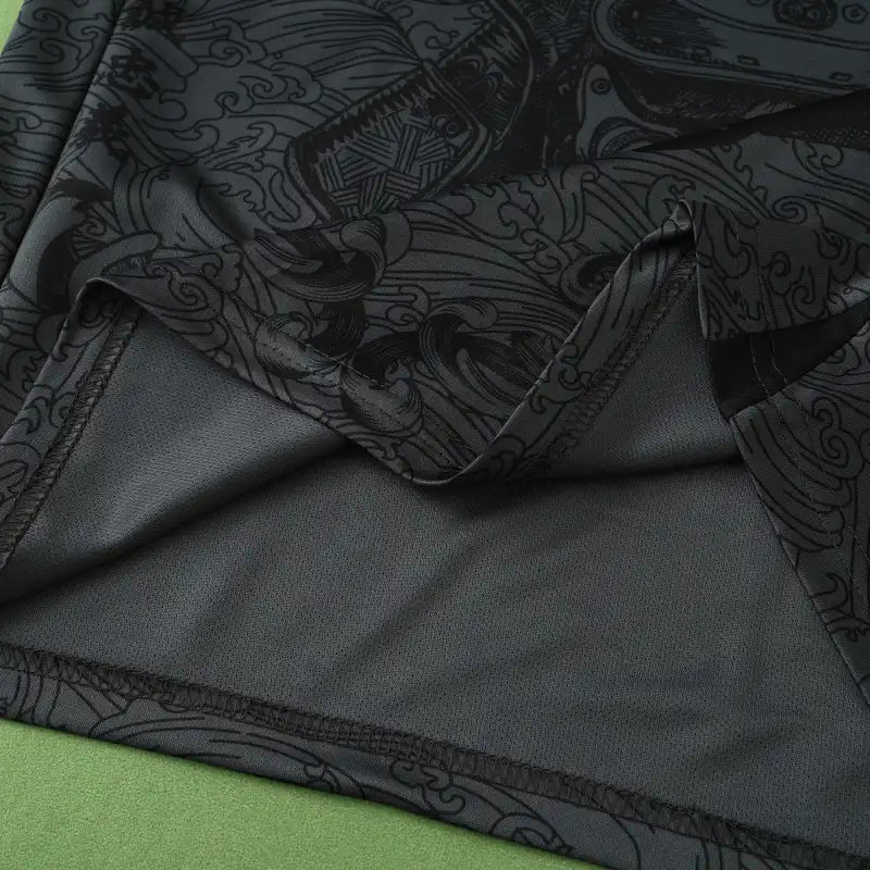 S.S.C. Napoli Third Fan Version 2024/25 – Black Samurai Jacquard Football Jersey