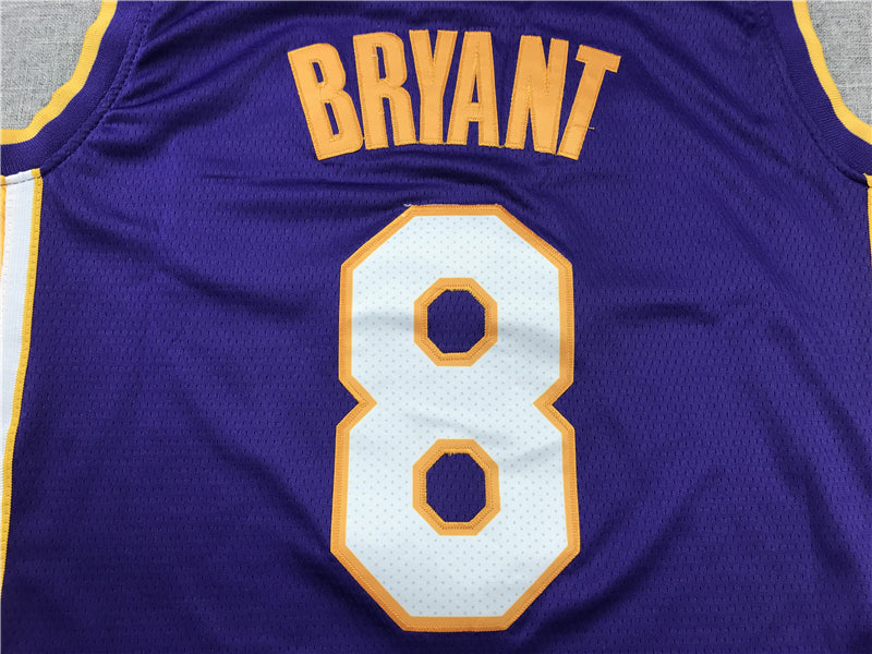 Men's Los Angeles Lakers Kobe Bryant Purple #8 Swingman Player Jerseys