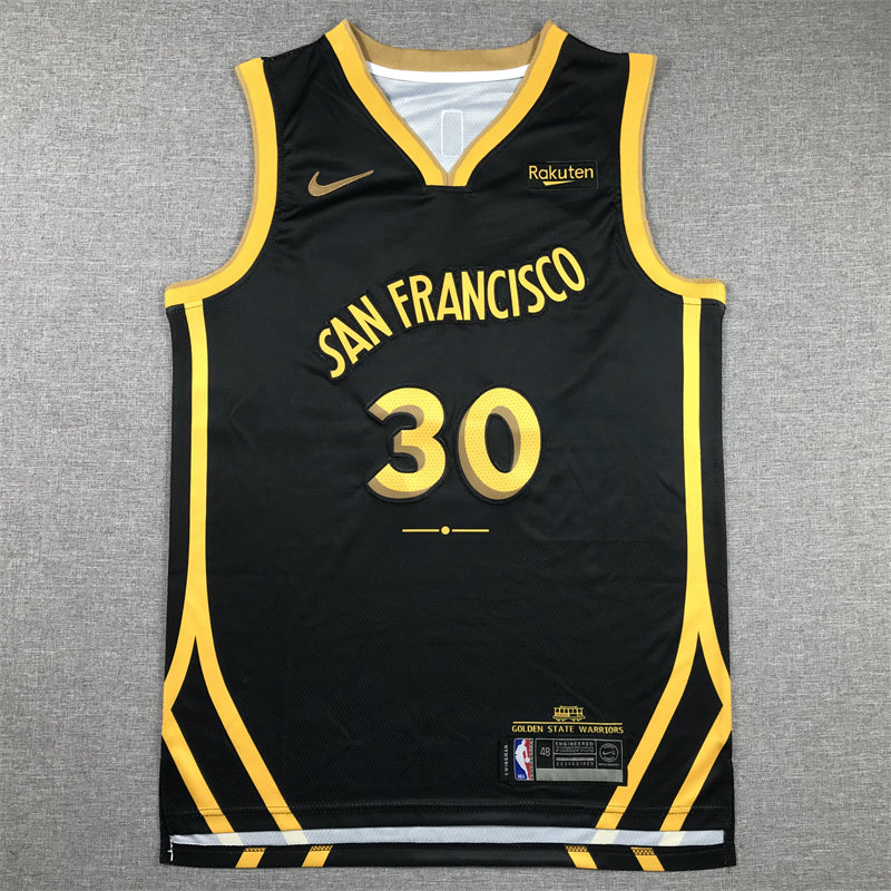 Stephen Curry #30 Golden State Warriors Nike 2023-24 Black City Edition "San Francisco" Swingman Jersey