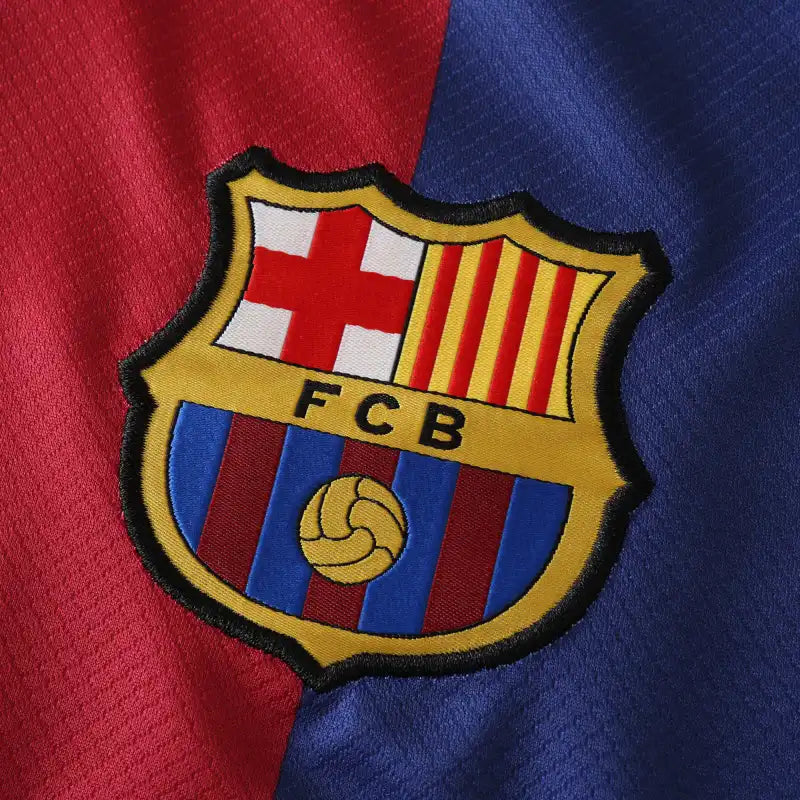 FC Barcelona x Spotify 2024/25 Home 125th Anniversary Fan Version Soccer Jersey