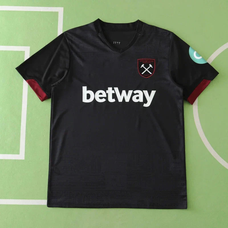 West Ham United Away Fan Version 2024/25 – Premier League Football Jersey | Hammers Crest