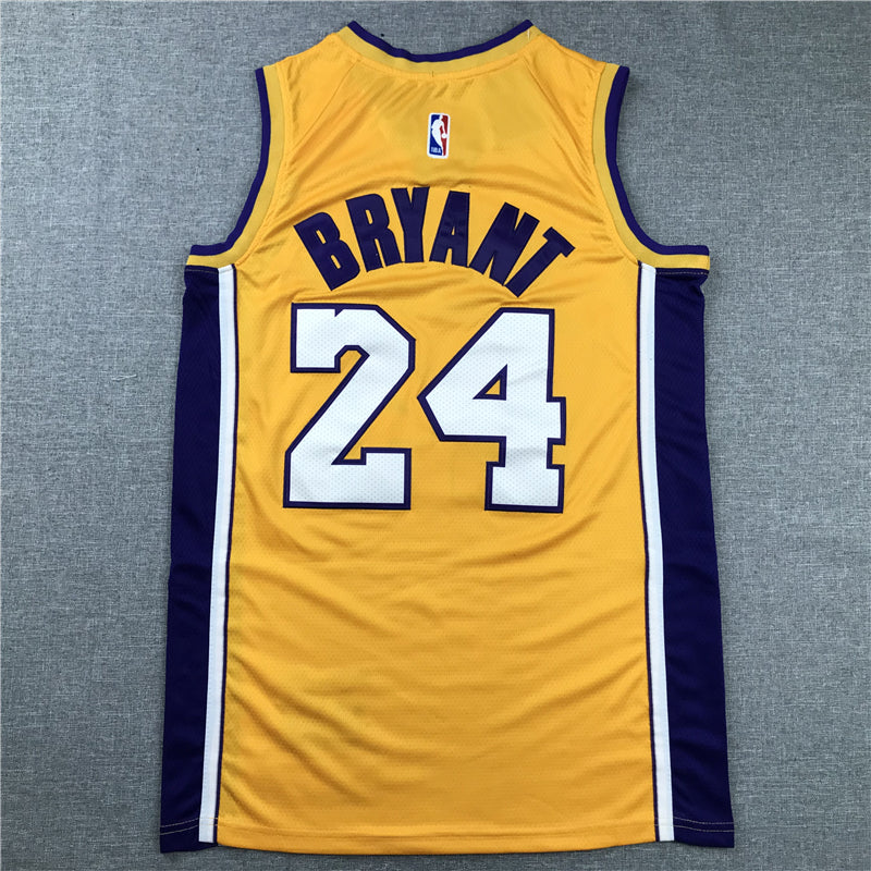Kobe Bryant #24 Los Angeles Lakers Gold Black Mamba Retirement Edition Swingman Jersey – Nike 5-Star Home