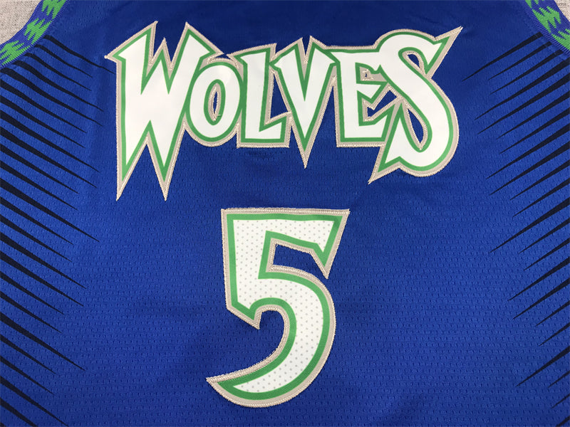 Anthony Edwards #5 Minnesota Timberwolves Royal Blue 2022-23 City Edition Swingman Jersey – Nike Retro WOLVES