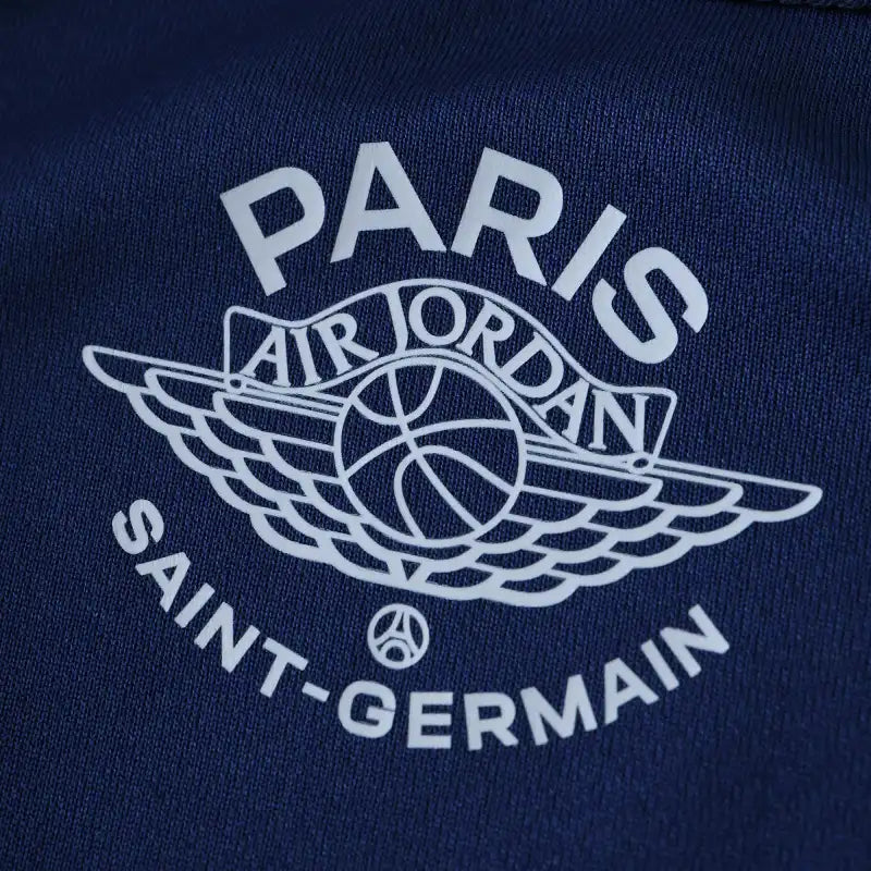 PSG 2024/25 Third Jersey – Navy Blue Wing Outline Kvaratskhelia Dembélé Fan Version
