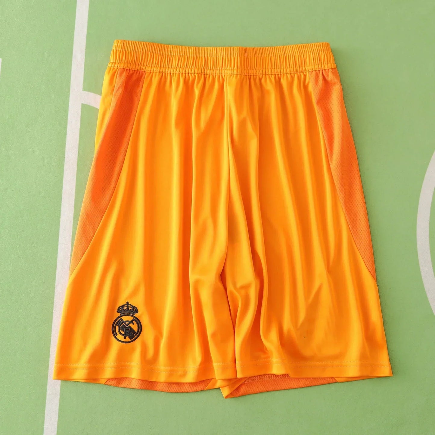 Real Madrid 2024/25 Away Shorts – Orange Fan Version