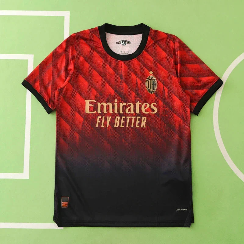 A.C. Milan Cathedral Player Version Soccer Jersey 2024/25 – Duomo di Milano Special Edition