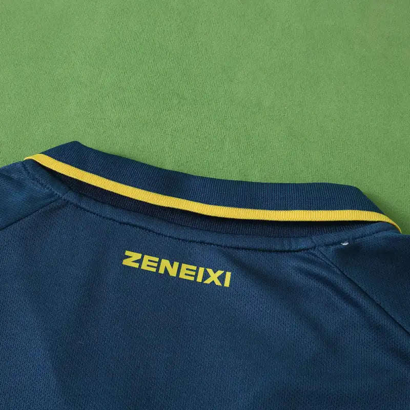 Genoa CFC Fourth Fan Version Jersey 2024/25 – Navy & Yellow Kappa KOMBAT Football Shirt
