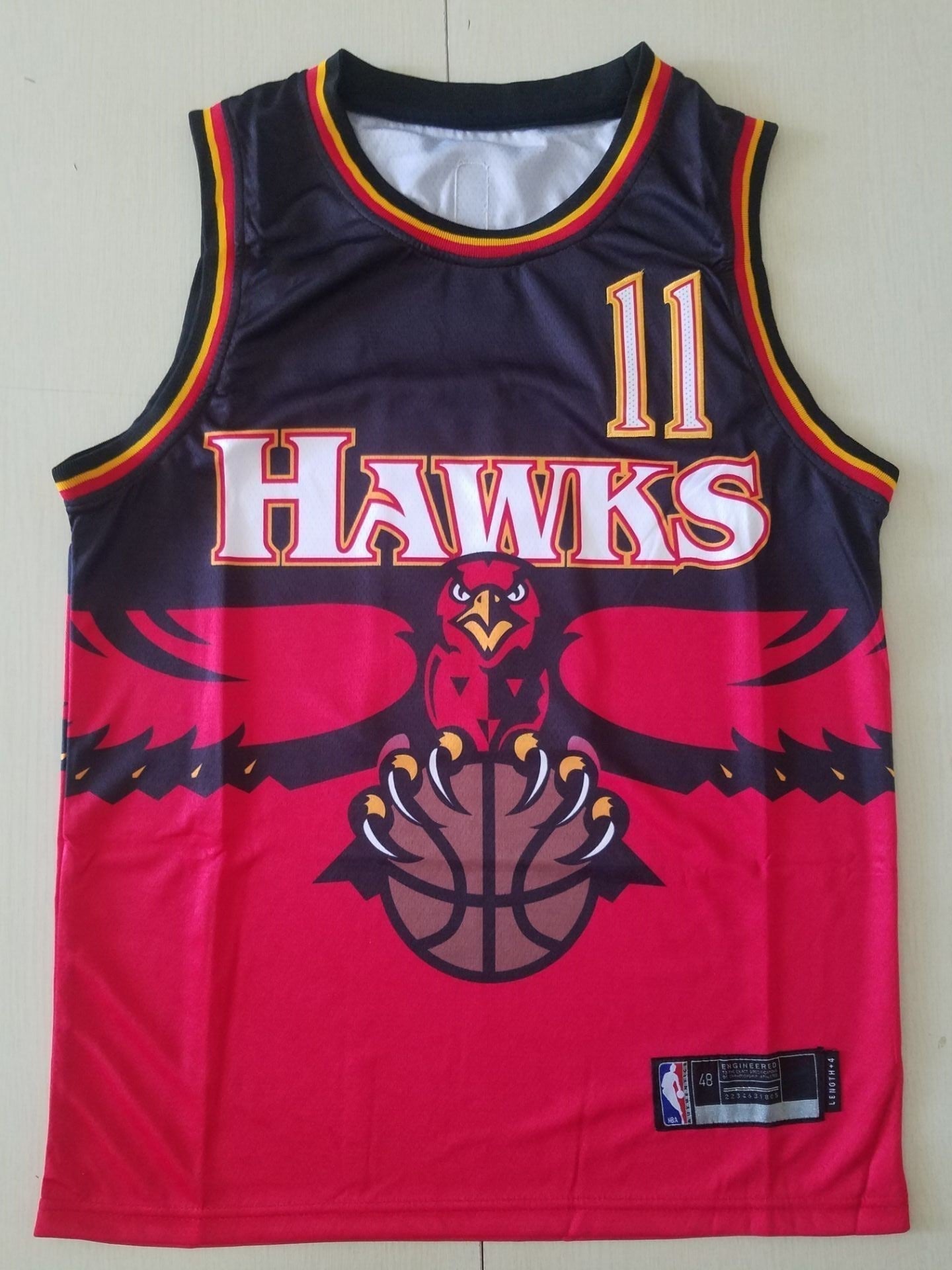 Men's Atlanta Hawks Trae Young #11 NBA Swingman Jerseys - Retro Red