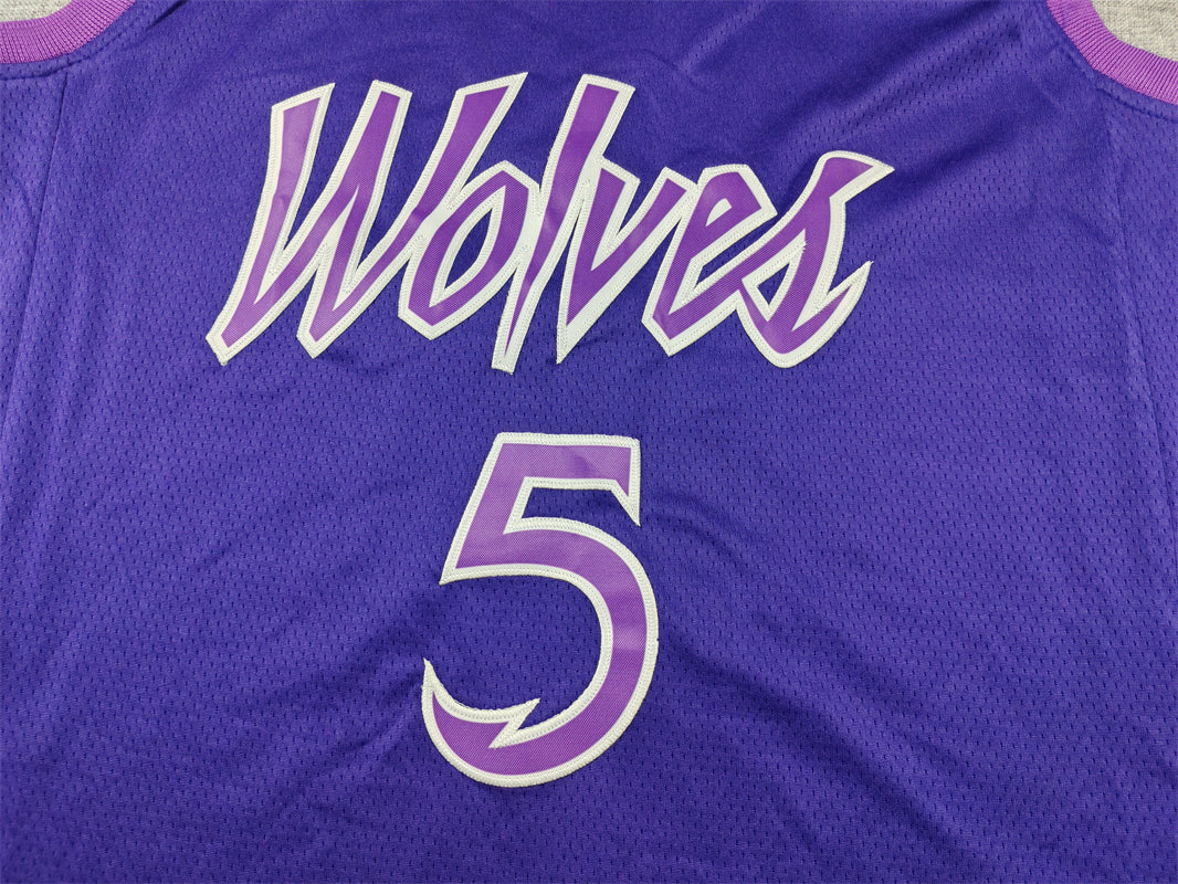 Anthony Edwards #5 Minnesota Timberwolves Purple 2023-24 City Edition Swingman Jersey – Nike Cursive Wolves