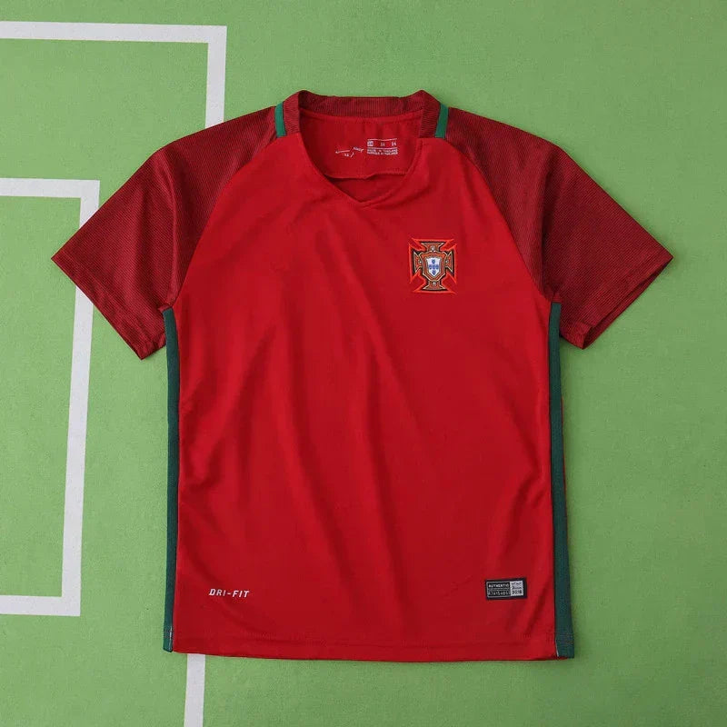 Portugal Home Kids Kit 2016 | UEFA Euro Championship Children's Football Jersey