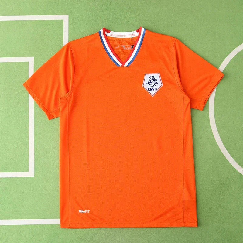 Netherlands National Team 2008 Home Retro Jersey – Orange Euro 2008 Fan Version