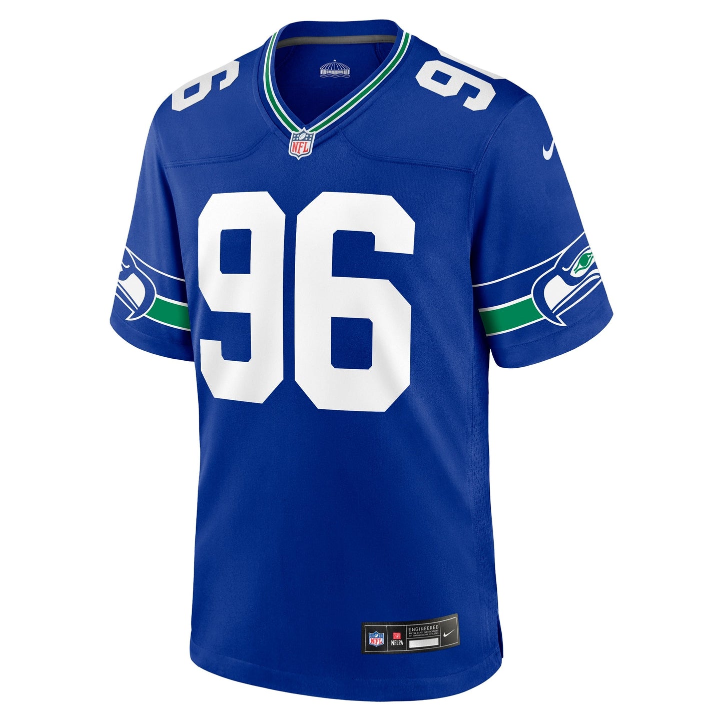 Cortez Kennedy Seattle Seahawks Throwback Retired   Game Jersey - Royal