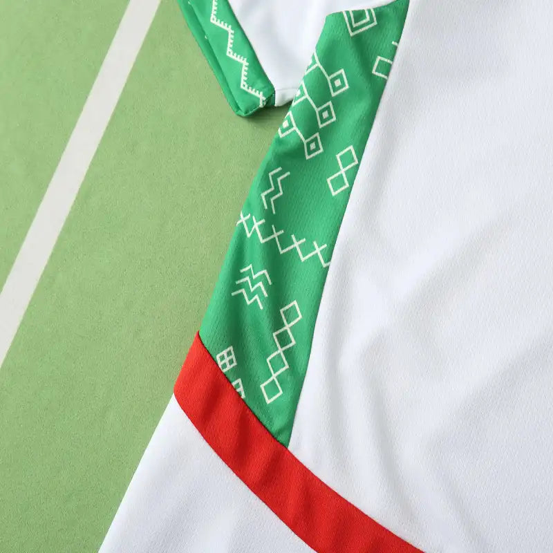 Morocco National Team 2024/25 Away Jersey – White Amazigh Embroidery Fan Version