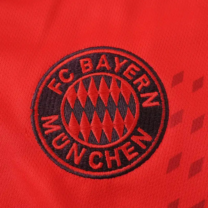 FC Bayern München Training Top Fan Version 2024/25 – Abstract Camo Print Pre-Match Shirt