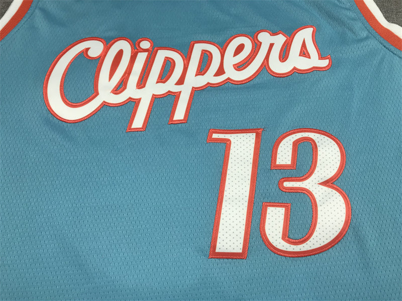 Men's LA Clippers Paul George Blue 2021/22 Swingman Jerseys - City Edition