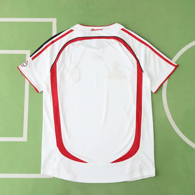 A.C. Milan Away Retro Soccer Jersey 2006/07 – Fan Version | Kaká #22 | Custom Name & Number