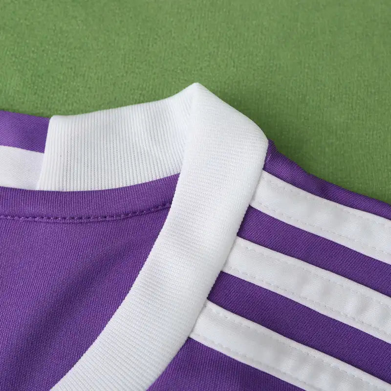 Real Madrid CF Away Retro Fan Version 2016/17 – Purple & White Adidas UCL Season Football Jersey | Ronaldo #7 Edition