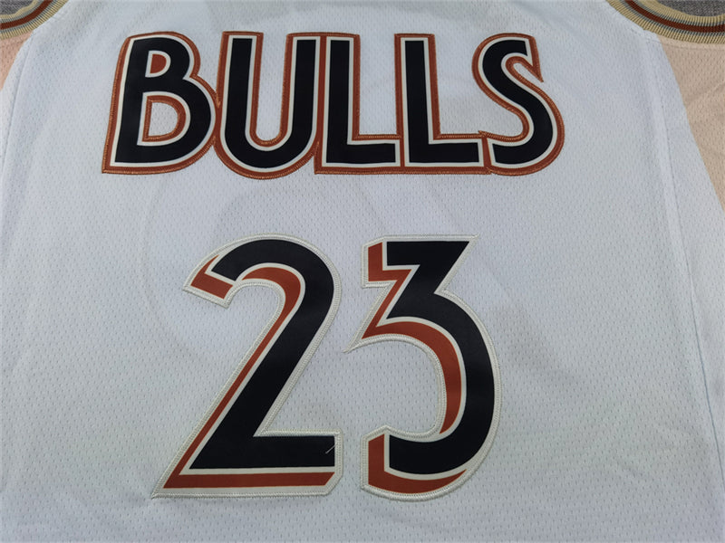 Michael Jordan #23 Chicago Bulls Nike White Rose Gold 2024-25 City Edition "United Center 30th Anniversary" Swingman Jersey
