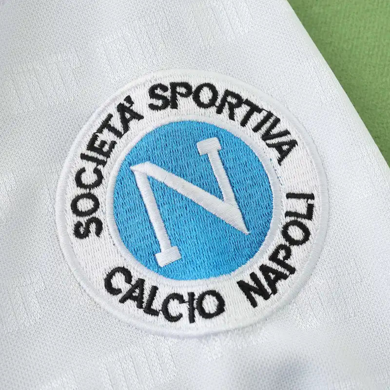 S.S.C. Napoli 1991/93 Away Retro Jersey – White Fan Version | Classic Mars Kit