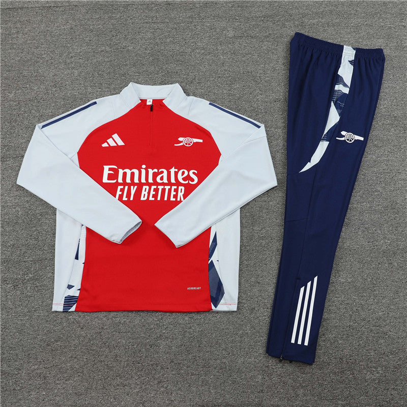 Arsenal 2024/25 Red & Blue Training Tracksuit