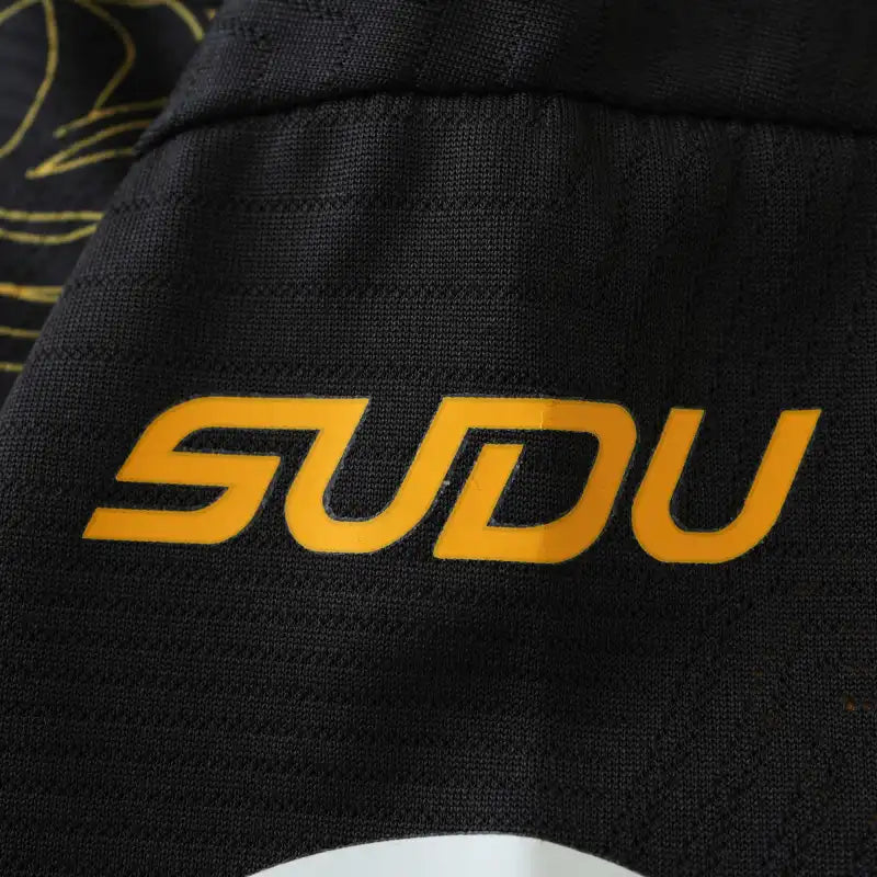 Wolverhampton Wanderers Away Fan Version 2024/25 – Black & Gold Premier League Football Jersey | Wolves SUDU Kit