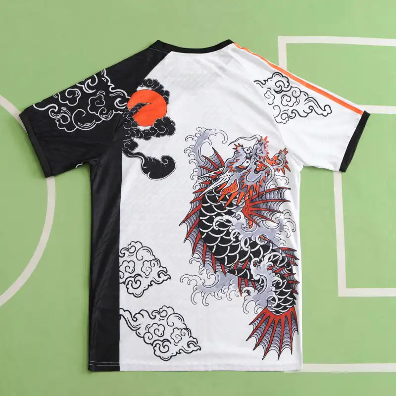 Japan National Team 2024/25 Special Edition Samurai Art Fan Jersey – JFA Koi Katana Graphic