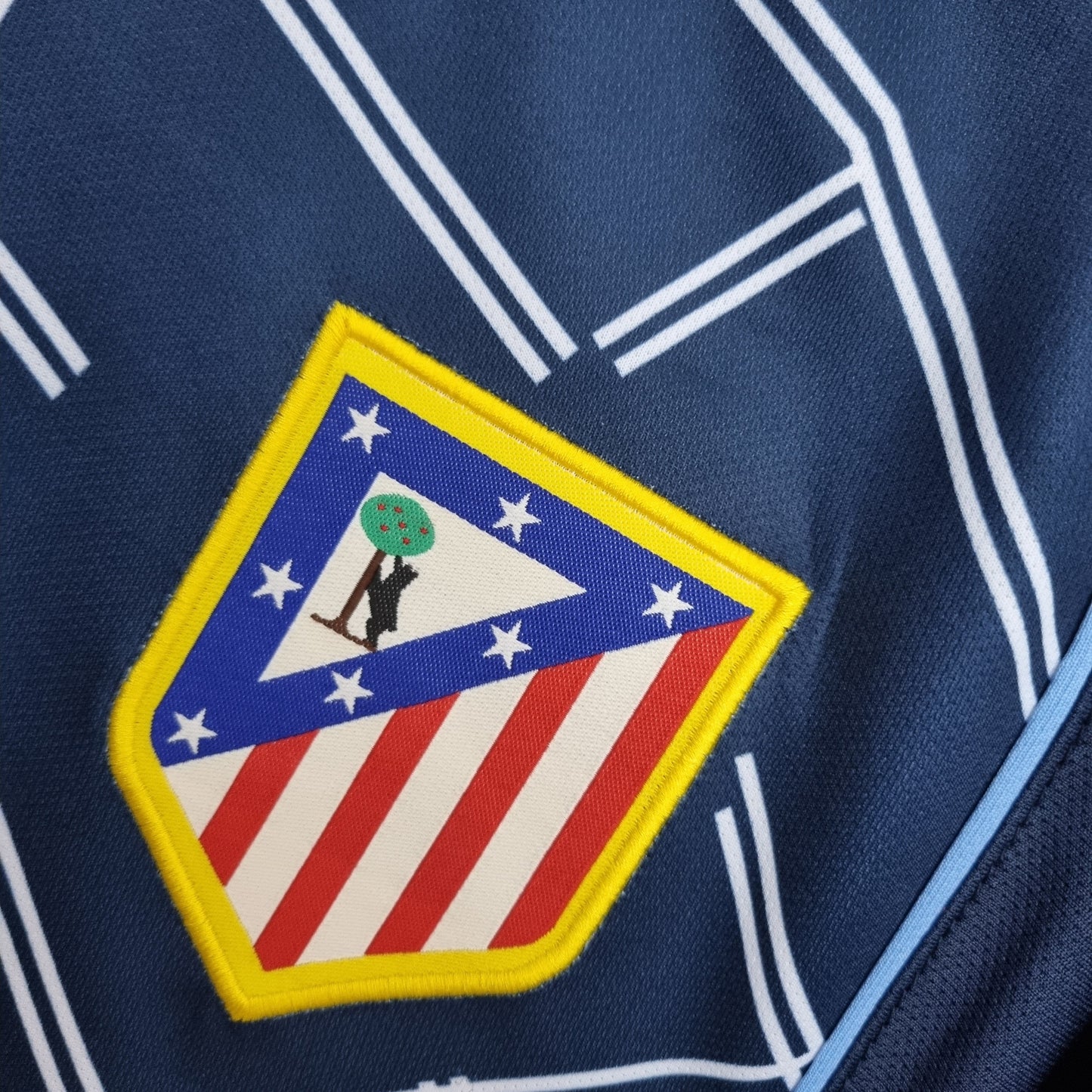 Atlético Madrid 2004-05 Away Retro Jersey – Nike Navy Spider-Man 2 Torres Simeone La Liga Football Shirt