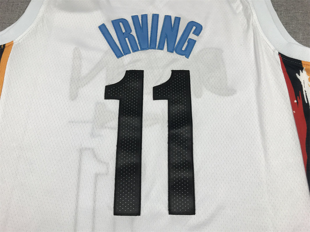 Kyrie Irving #11 Brooklyn Nets 2022/23 City Edition Swingman Jersey – White BKLYN NBA Fan Gear