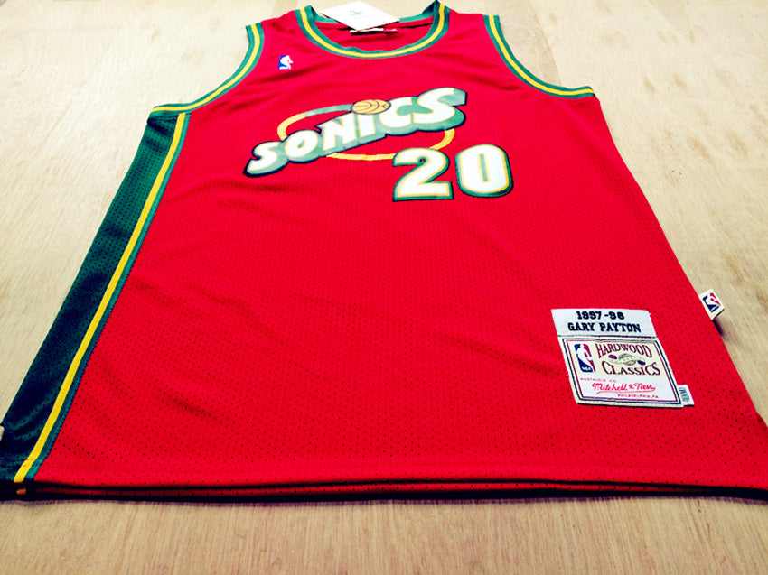 Gary Payton #20 Seattle SuperSonics Red 1997-98 Hardwood Classics Swingman Jersey – Mitchell & Ness