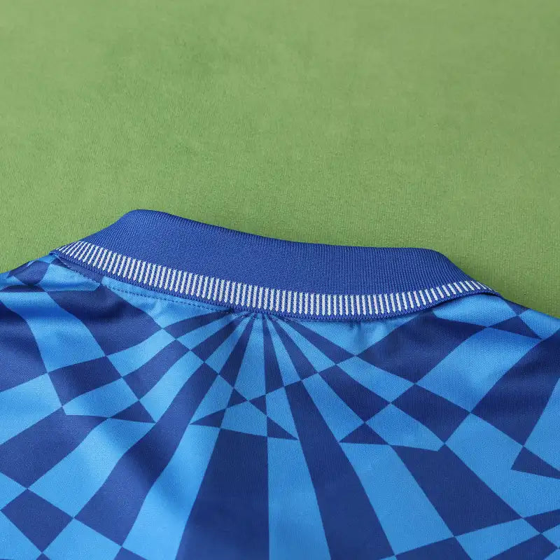 S.S.C. Napoli Home Retro Fan Version 1991/93 – Classic Blue Geometric Football Jersey